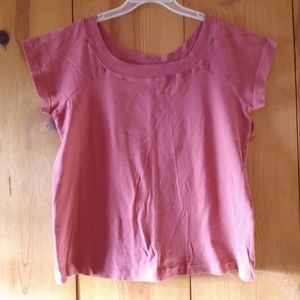 Derek Heart Plus Short Raglan Sleeve Knit Top